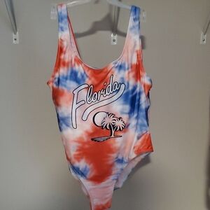 Florida Tie-Dye One Piece Swimsuit